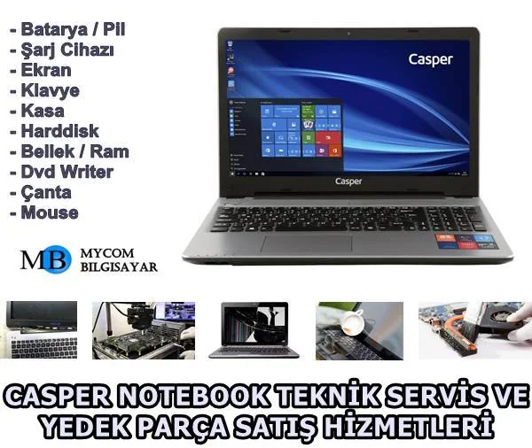 casper laptop teknik servis hizmetleri