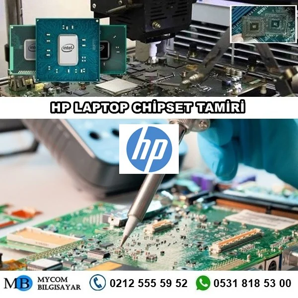 hp laptop chipset tamiri
