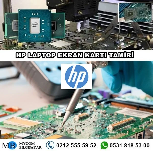 hp laptop ekran kartı tamiri