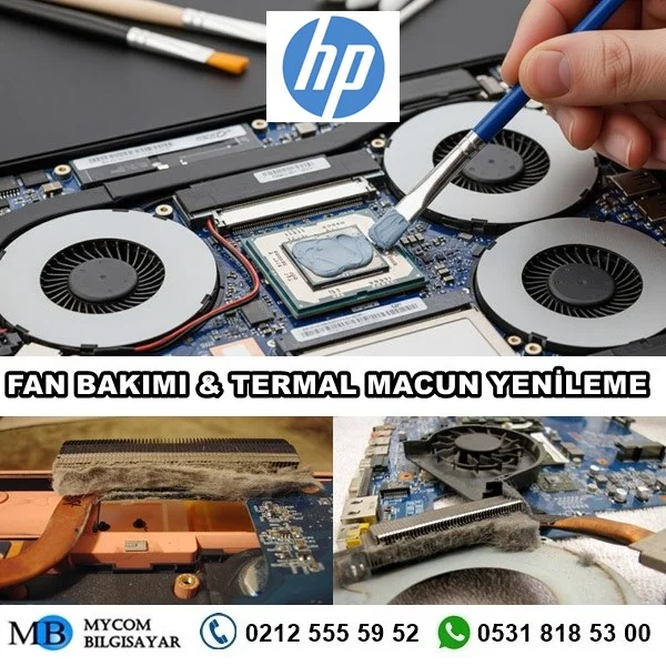 hp laptop fan bakımı