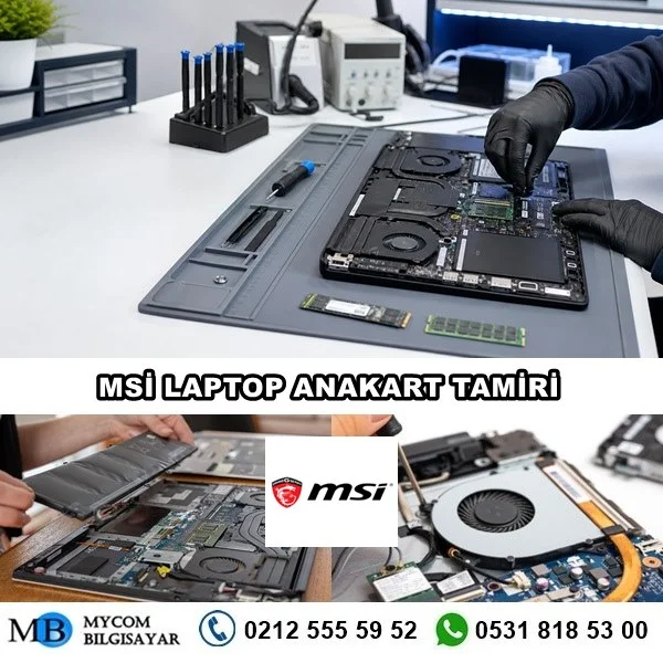 msi laptop anakart tamiri