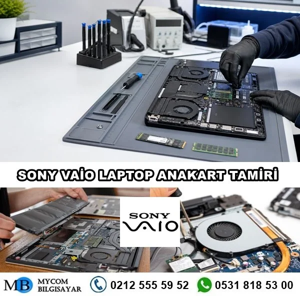 sony vaio laptop anakart tamiri